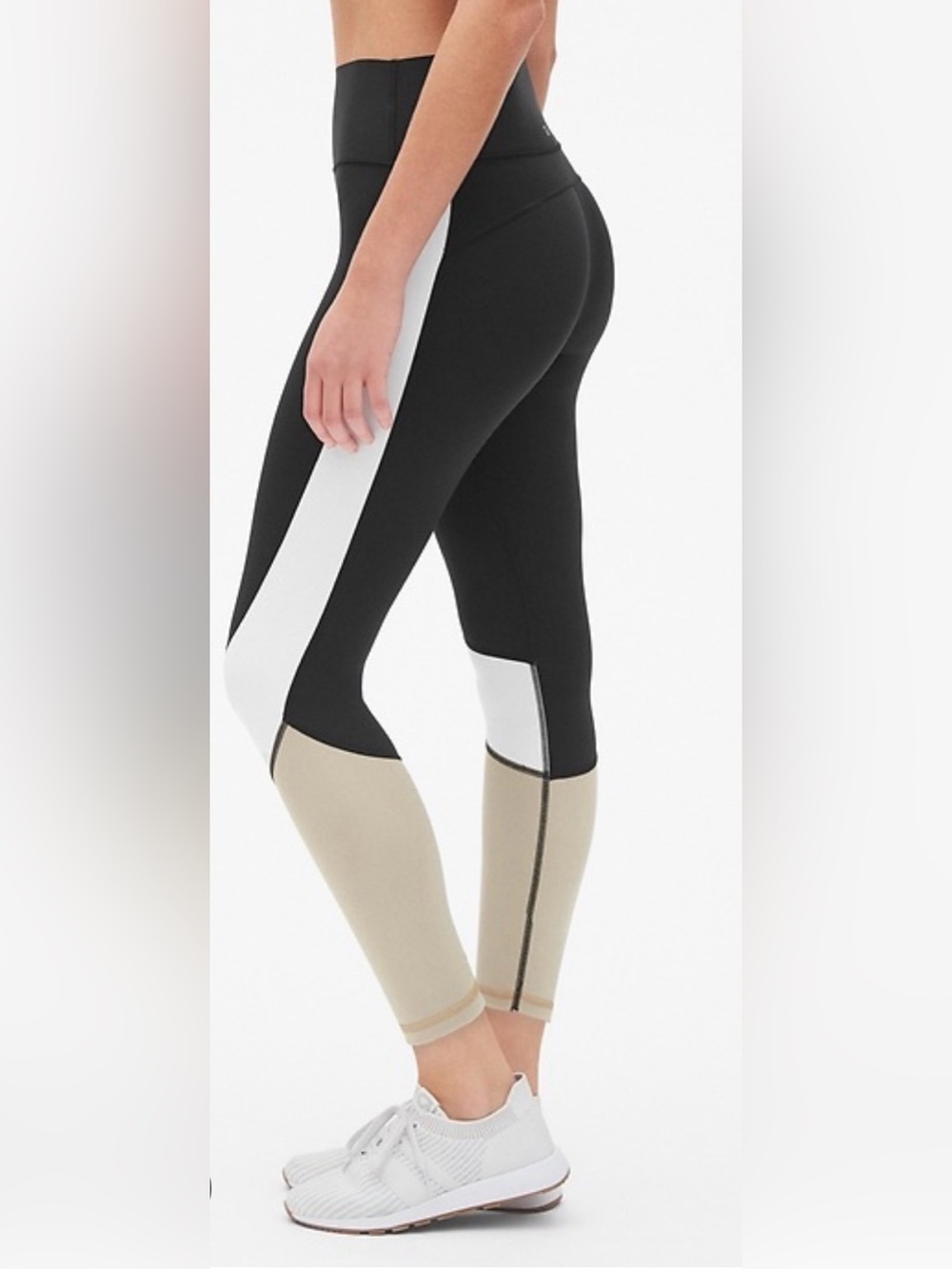 GapFit High Rise Colorblock 7/8 Leggings Sculpt Revolution Size M